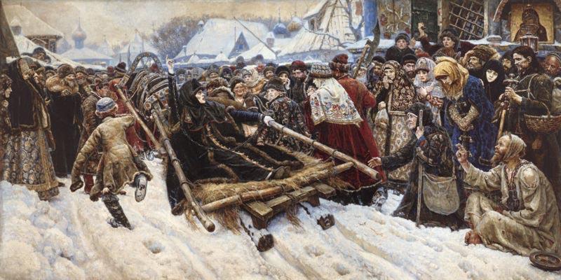 Vasily Surikov Feodosia Morozova Sweden oil painting art
